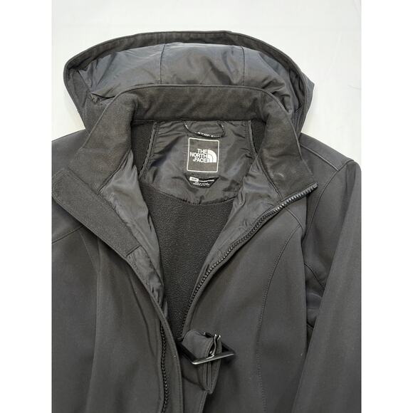 The North Face Women’s Black Belted Trench Coat | Hooded | Water Resistant Small - Picture 4 of 12